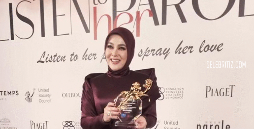 Syahrini Dapat Penghargaan dari UNESCO di Cannes inces 2